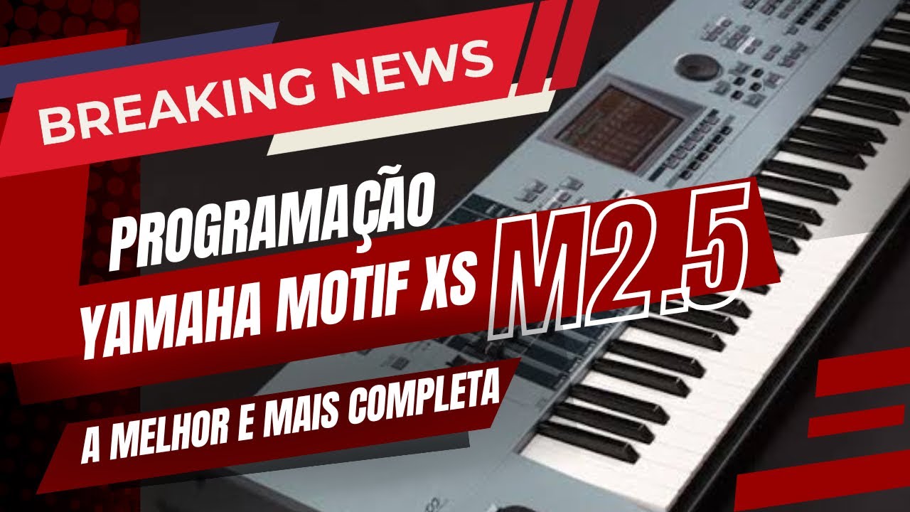 Programação Yamaha Motif XS