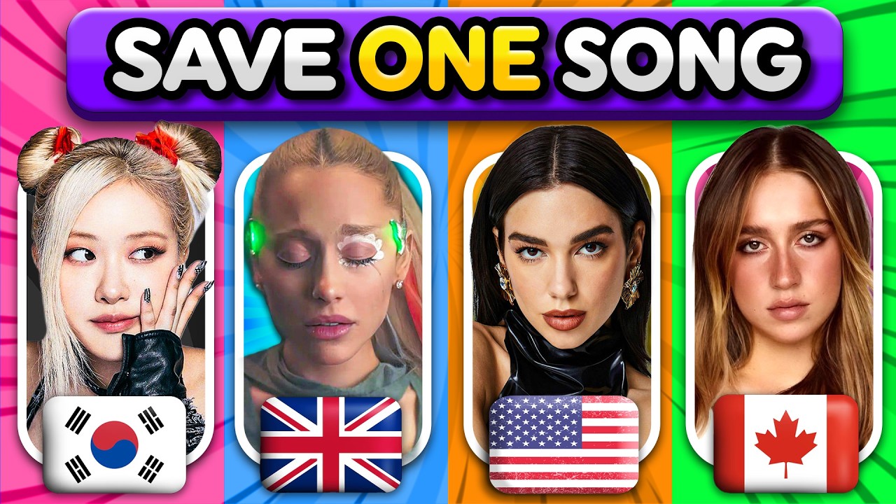 US vs UK vs KOREA vs CANADA: SAVE ONE SONG | MUSIC QUIZ 2026