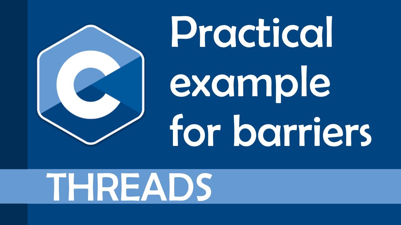 Practical example to barriers (pthread_barrier)