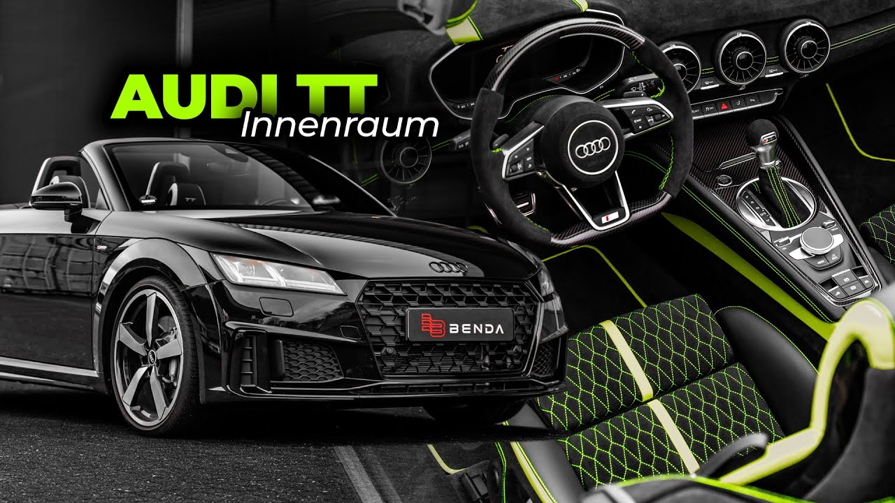 Audi TT Wertsteigerung durch Innenraum Alcantara Lime / BENDA - Interiors