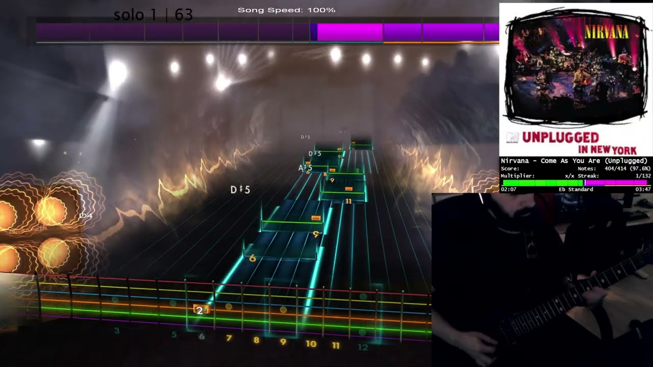 Nirvana - Come As You Are - 92% - Rocksmith - Guitar Lead