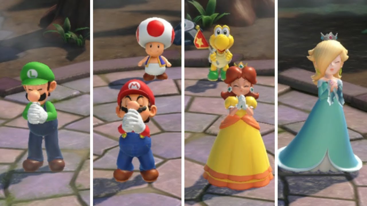Mario Party Superstars Horror Land Luigi vs Mario , Daisy & Rosalina