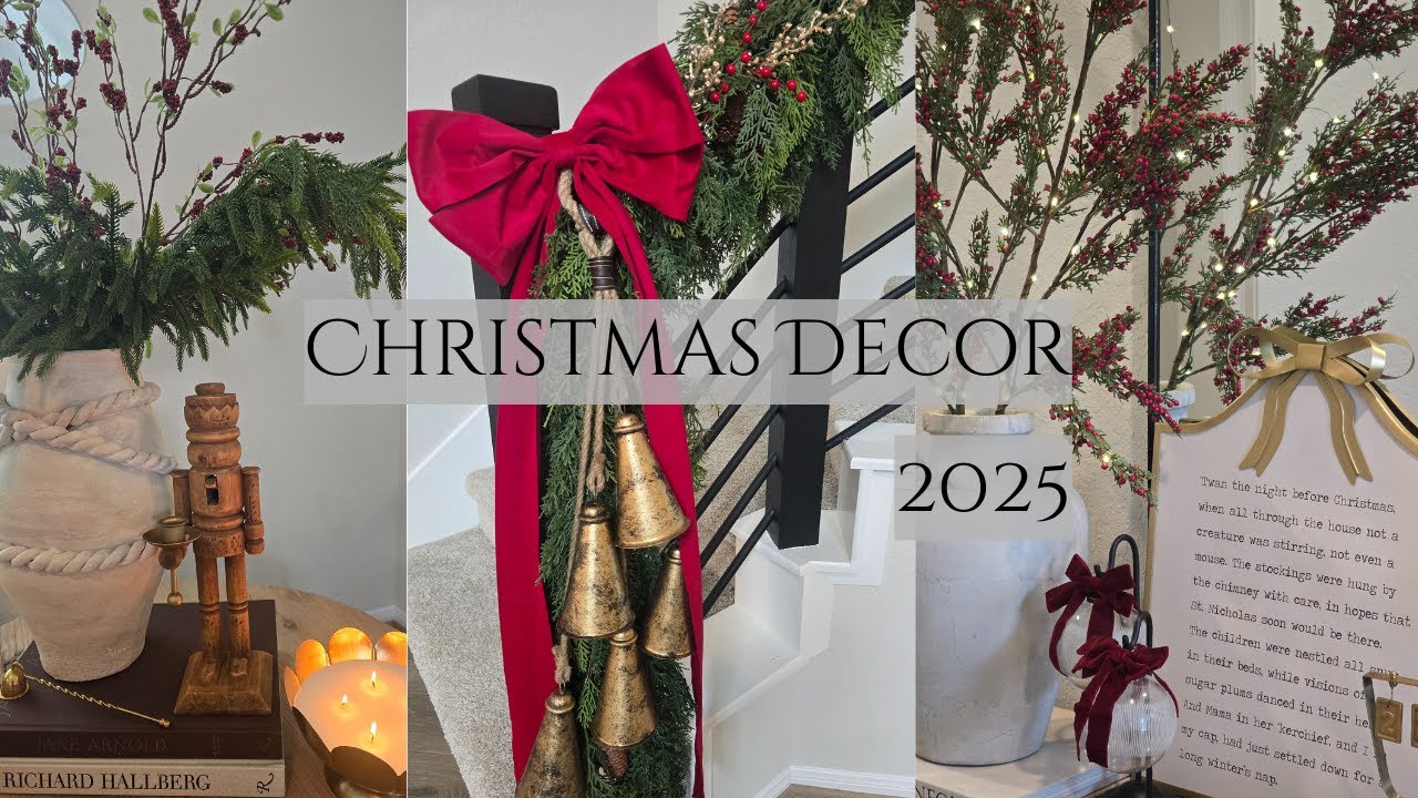 New Home Christmas Transformation | Festive Decor Ideas That Work
