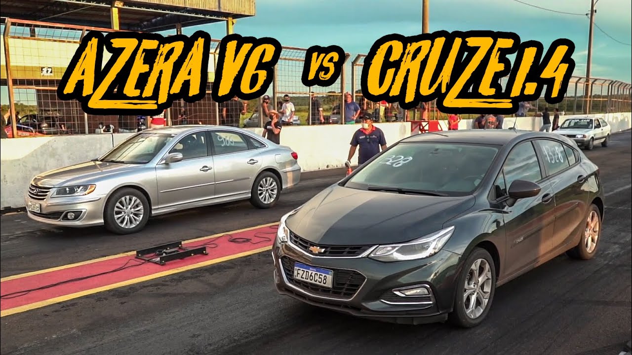 AZERA V6 AGUENTA O CRUZE 1.4 TURBO? CRUZE VS MAREA