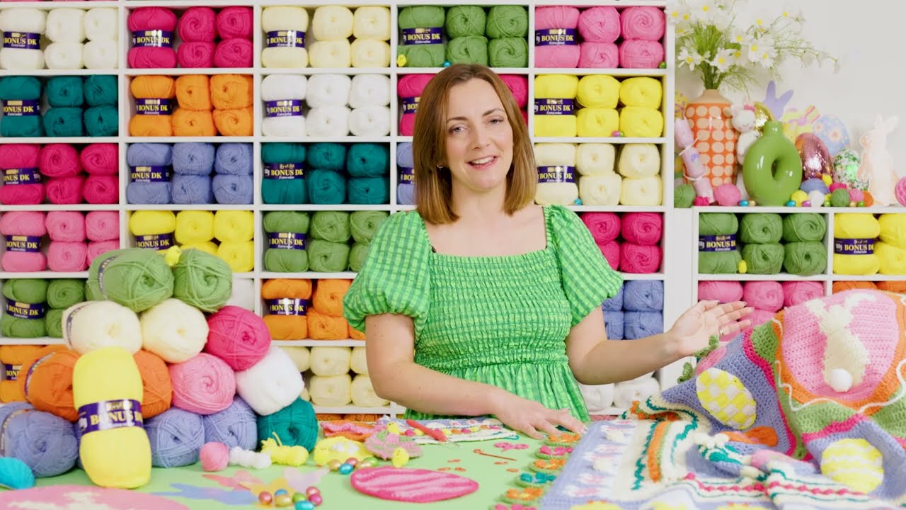 Sirdar Easter Egg Blanket Crochet Along: Intro - Meet The Crochet Designer Lyndsey (Lottie&Albert)
