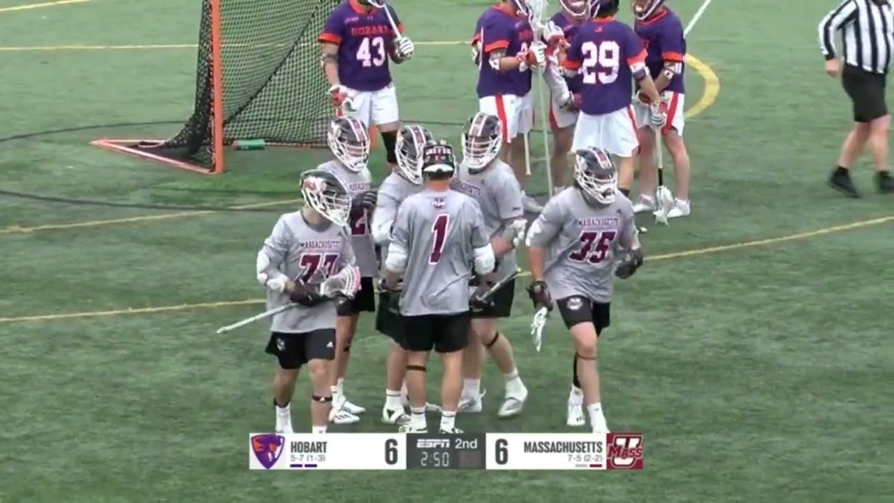UMass vs Hobart Lacrosse Highlights | 2023 College Lacrosse