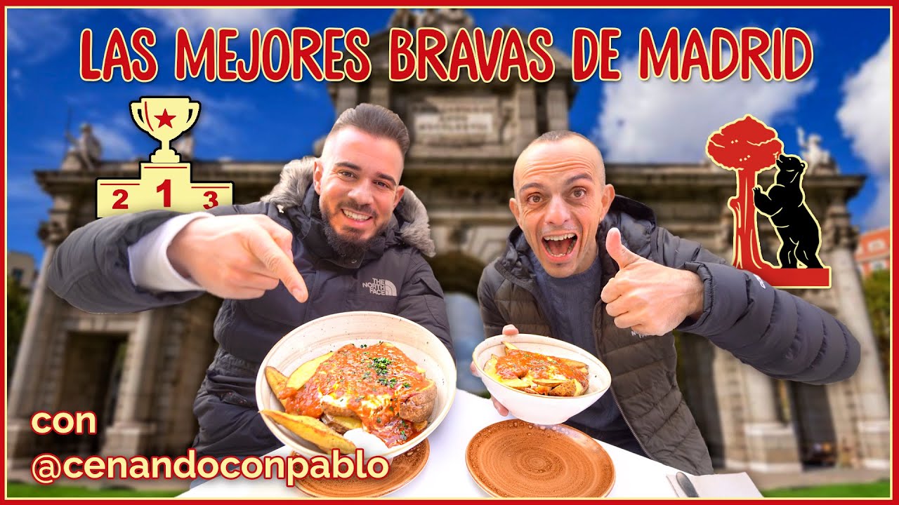 Las MEJORES patatas BRAVAS de Madrid 🥔🌶 con @CenandoconPablo