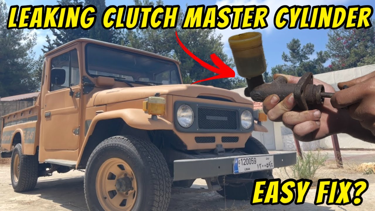 Как отремонтировать главный цилиндр сцепления на Toyota Land Cruiser FJ45 1989 года!