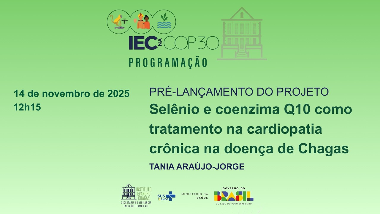 Pré lançamento Selenio na COP30