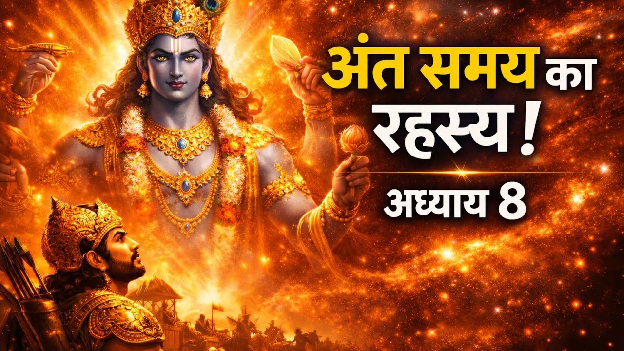 मृत्यु और मोक्ष का रहस्य 🍀गीता अध्याय 8