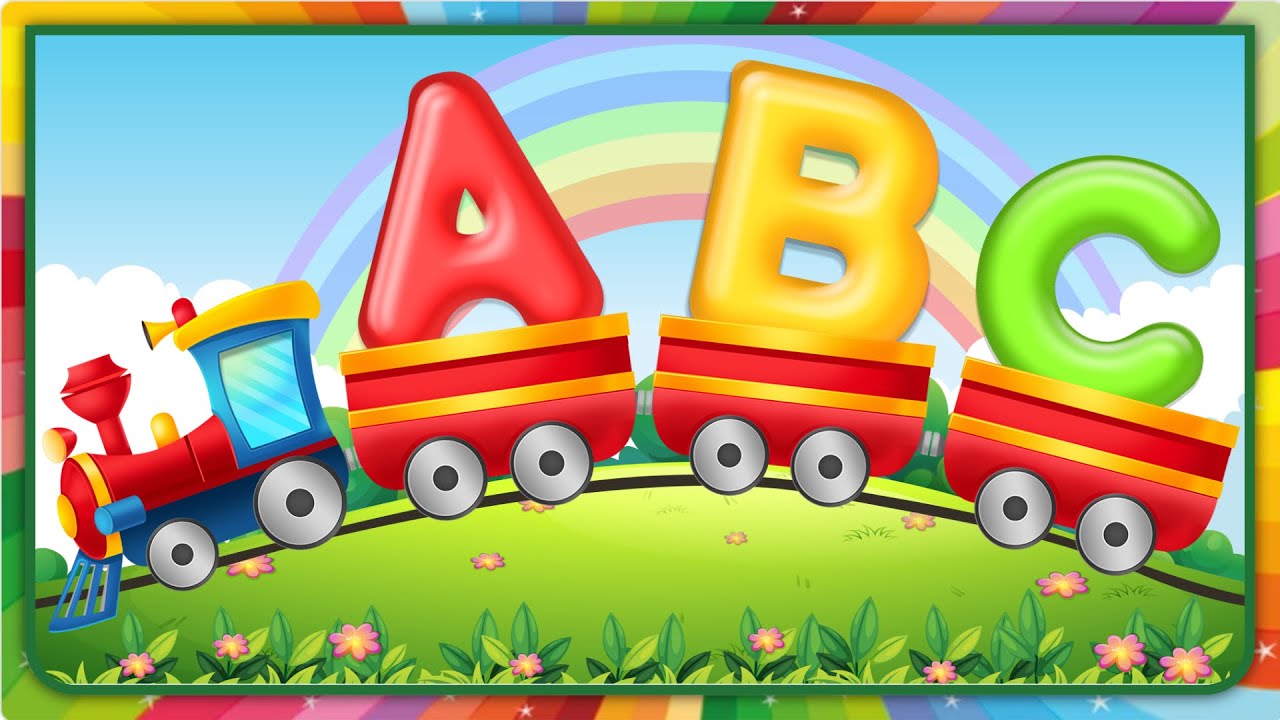 Learn ABC Song with train - Phonics Song for toddlers | ABC Quack song simply super for kids