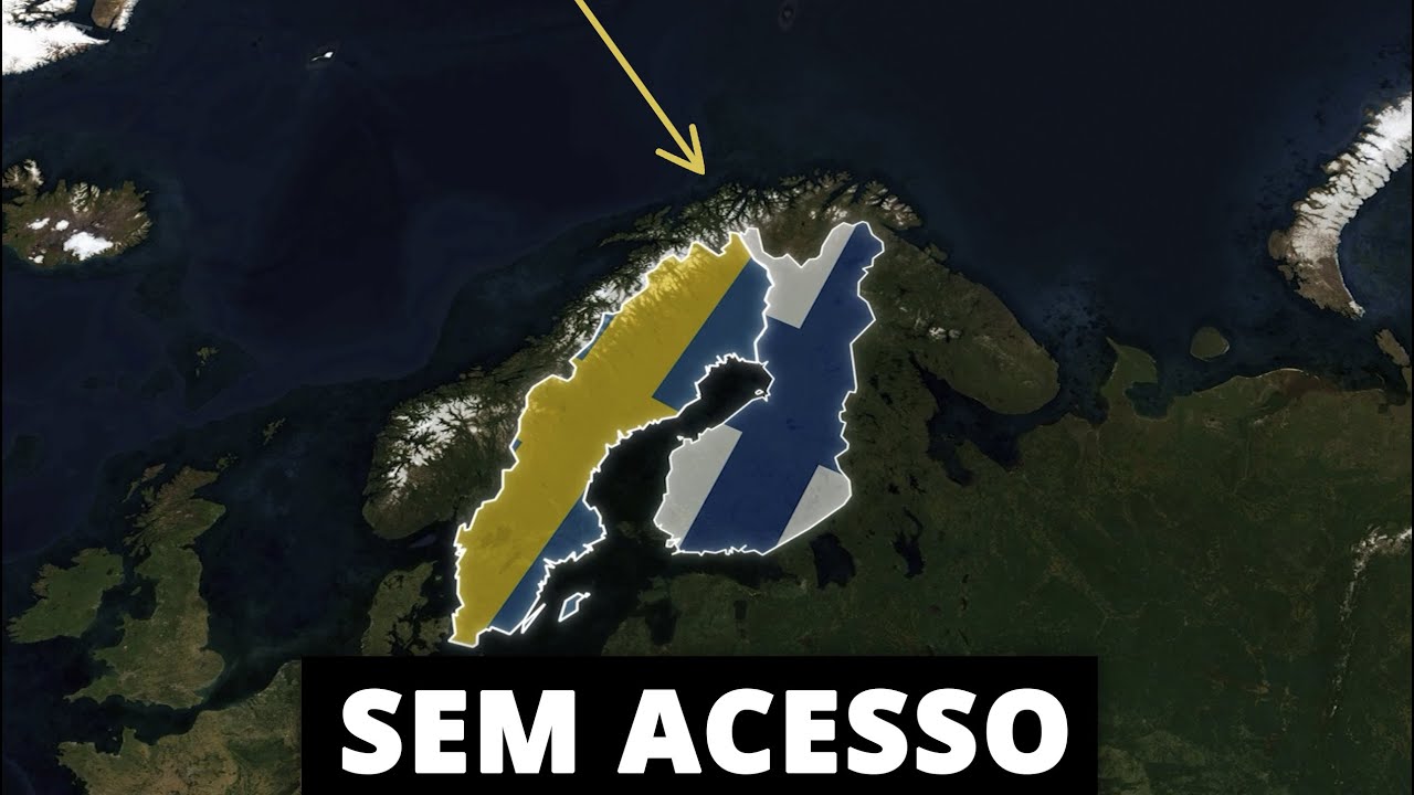 Por que Suécia e Finlândia não têm acesso ao Oceano Ártico?