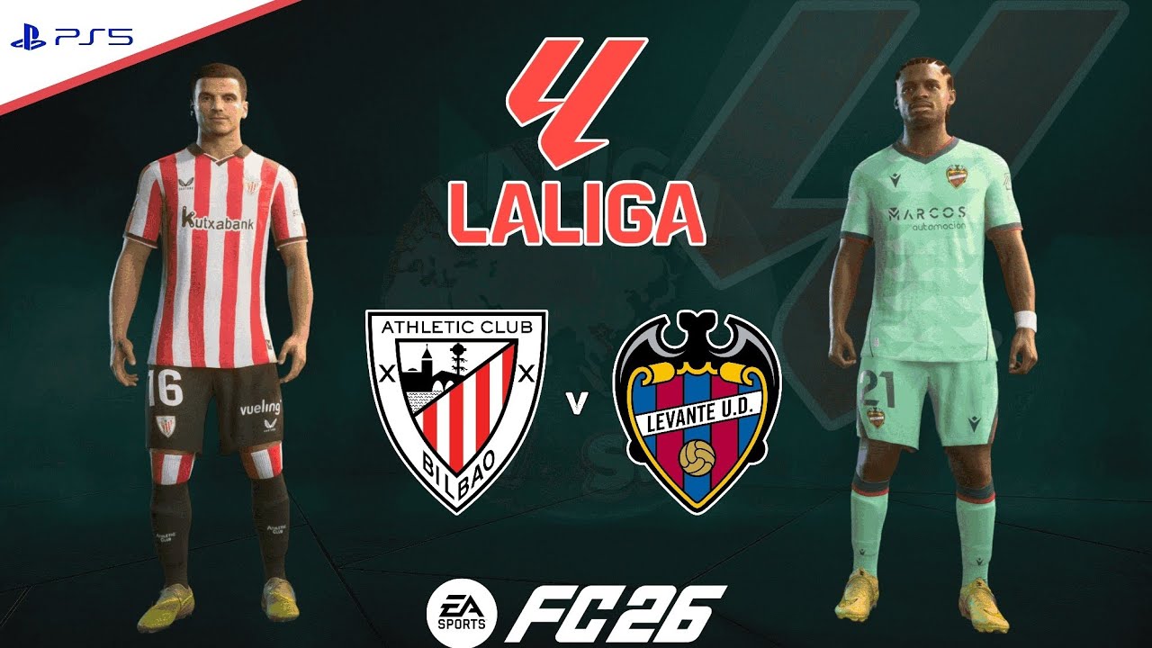 Athletic Bilbao v Levante | La Liga 25/26 - Round 23 | Full Match Simulation | FC 26 PS5™[4K]