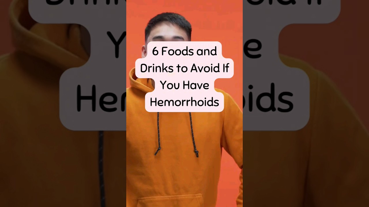 6 Foods to avoid if you have hemorrhoids #hemorrhoids #piles #avoidthesefoods #shortsvideo #shorts
