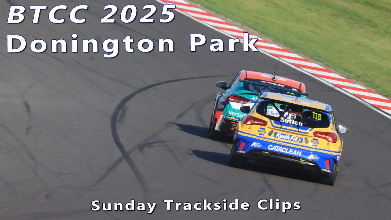 BTCC Donington Park 2025 | Trackside Clips