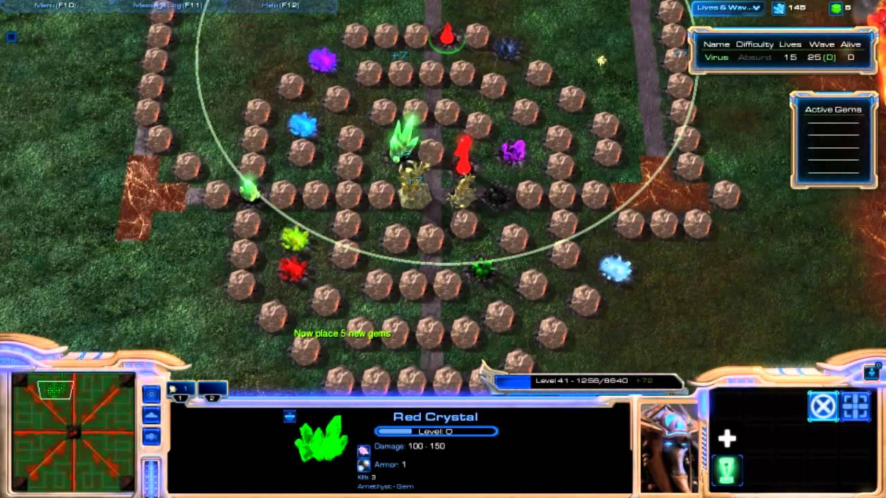 Gem Tower Defense - Starcraft 2
