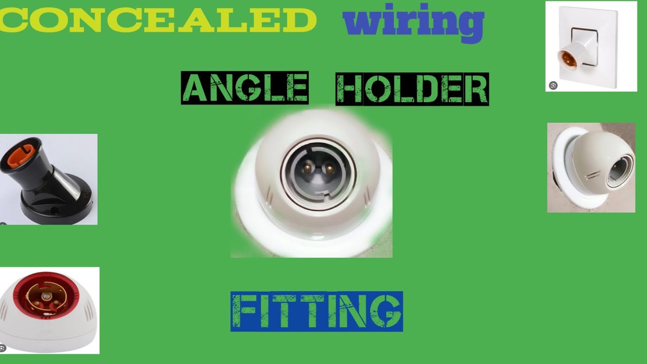 Holder kaise lagaye !!Angle Holder fitting 💡💡//Electric holder fitting
