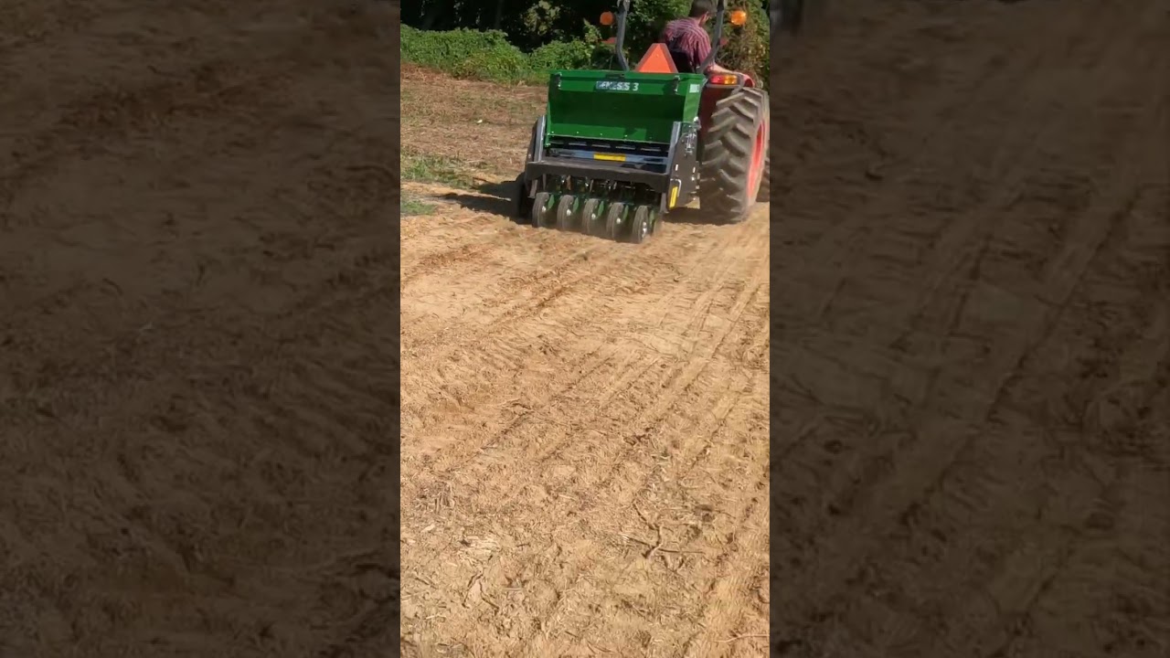 #bts look 🧐 at a Genesis &ldquo;no-till&rdquo; drill! #farm #outdoors #foodplot #hunting #propertymanagement