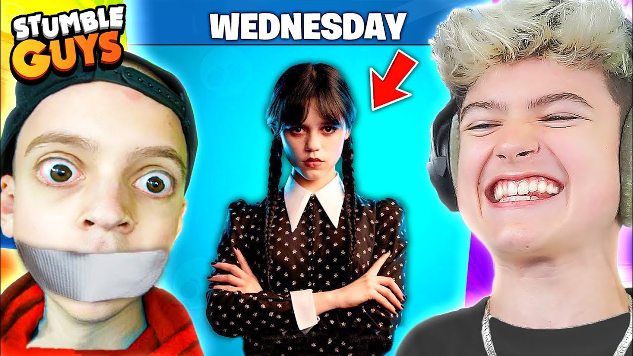 Ich PRANKE Kleinen JUNGEN als WEDNESDAY (ER WEINT!) 😨 in Stumble Guys