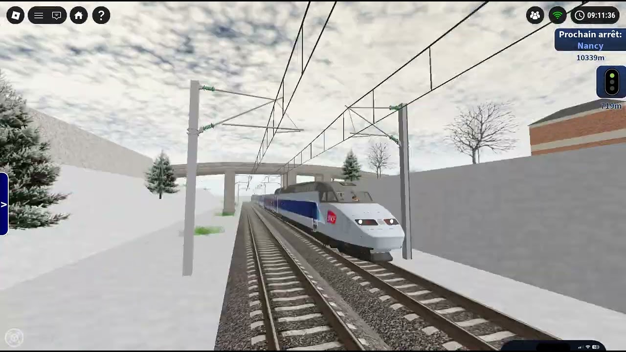 En cab d'un tgv atlantique