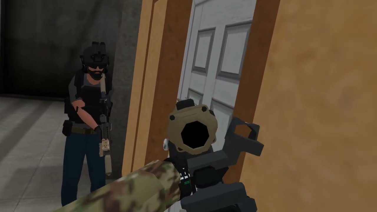 Tactical Assault VR- Tactical Clearing (Non-Verbal With New SOP Two Man | Room Randomizer)