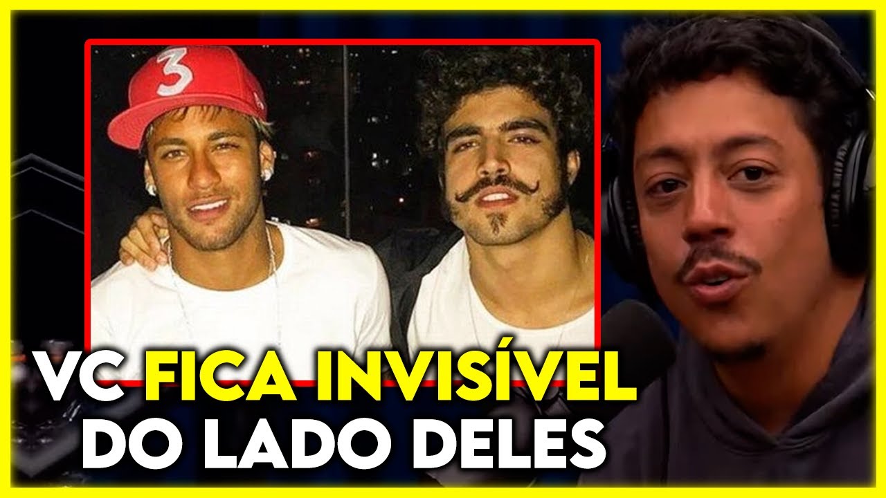 COMO É SER AMIGO DOS FAMOSOS NEYMAR E CAIO CASTRO | Cortes Podcast