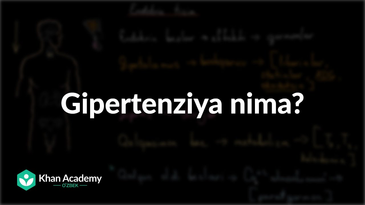 Gipertenziya nima? | Tibbiyot