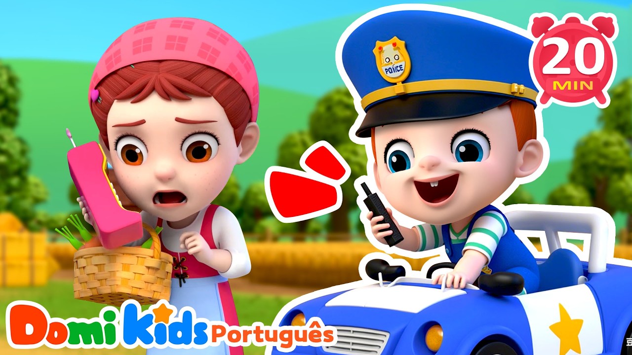 Polícia Bebê Persegue o Ladrão 🚔 | Canções Infantis | Domi Kids | LEFUN Kids TV