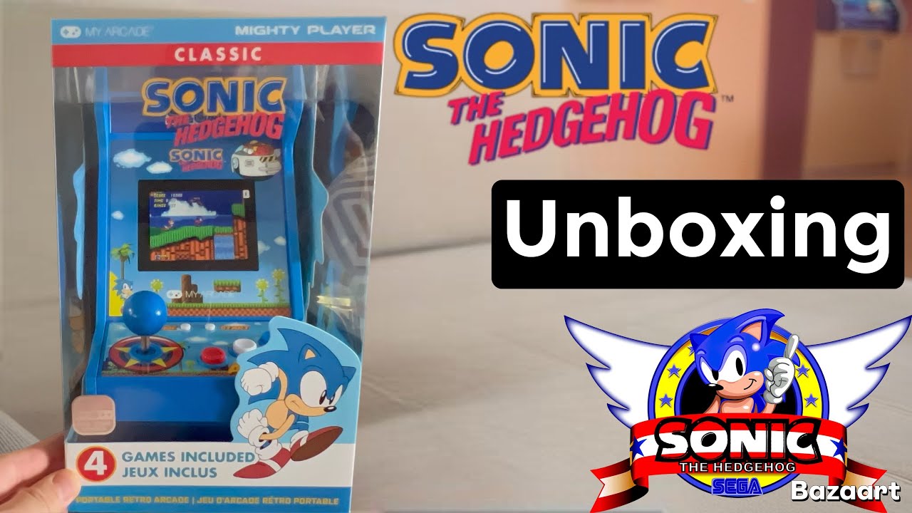 My Arcade Sonic The Hedgehog Mighty ( Unboxing)