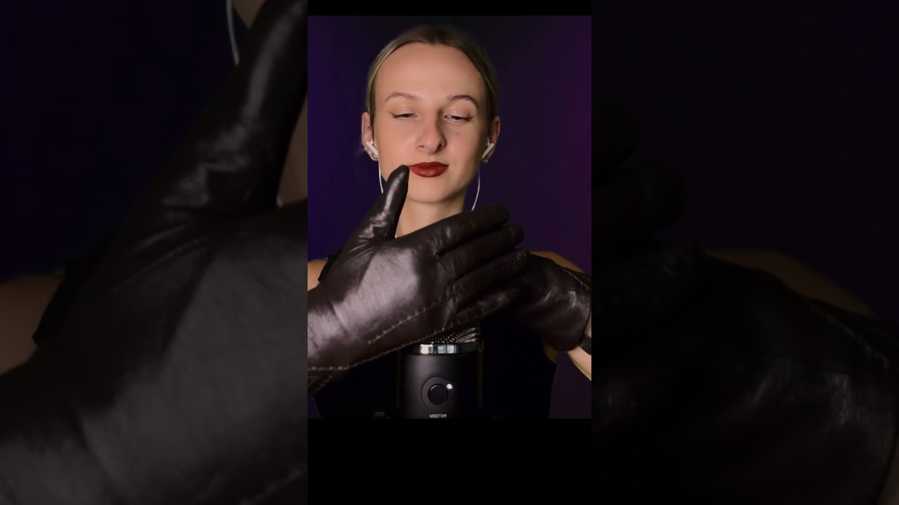 ASMR | Mic Gripping with Leather Gloves