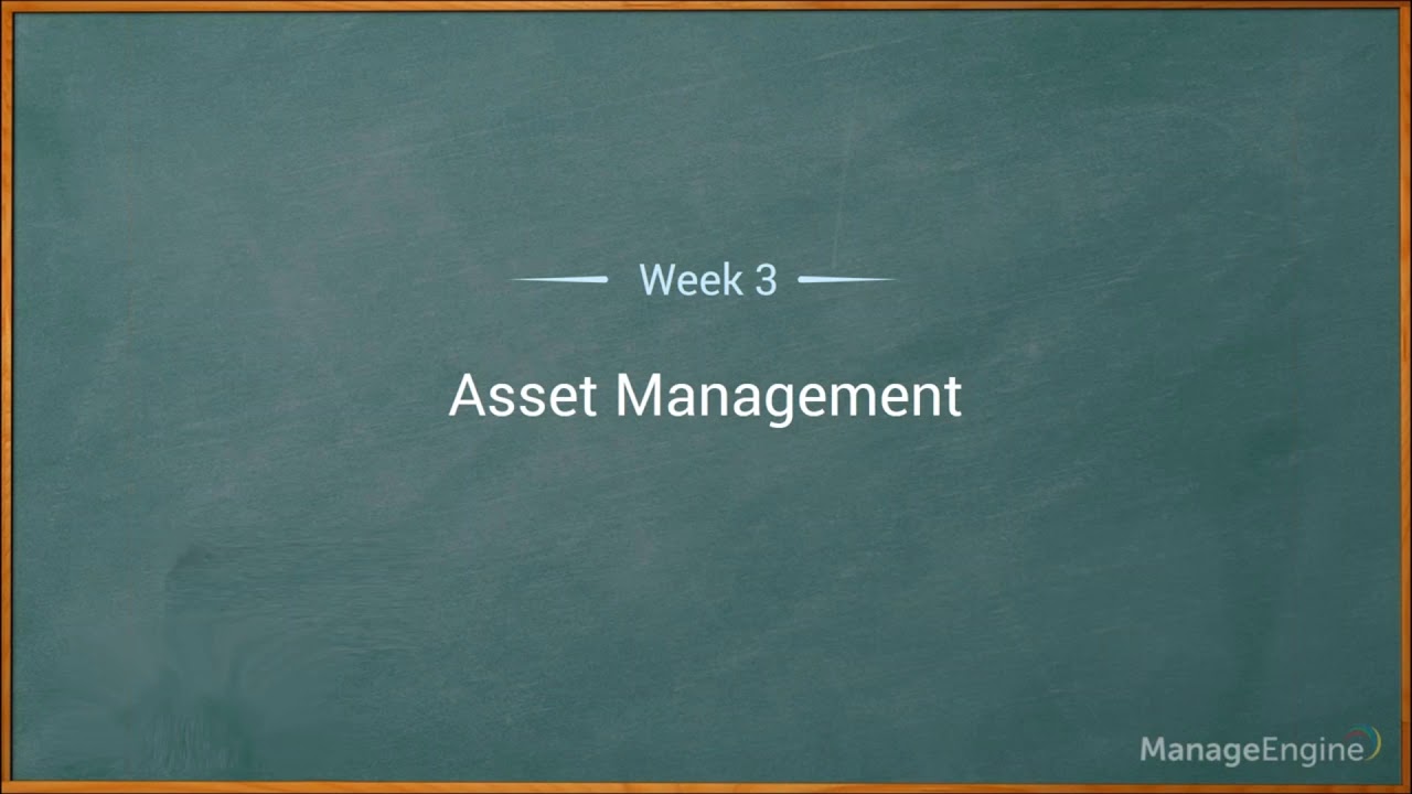 ManageEngine Desktop Central - Asset Management training_