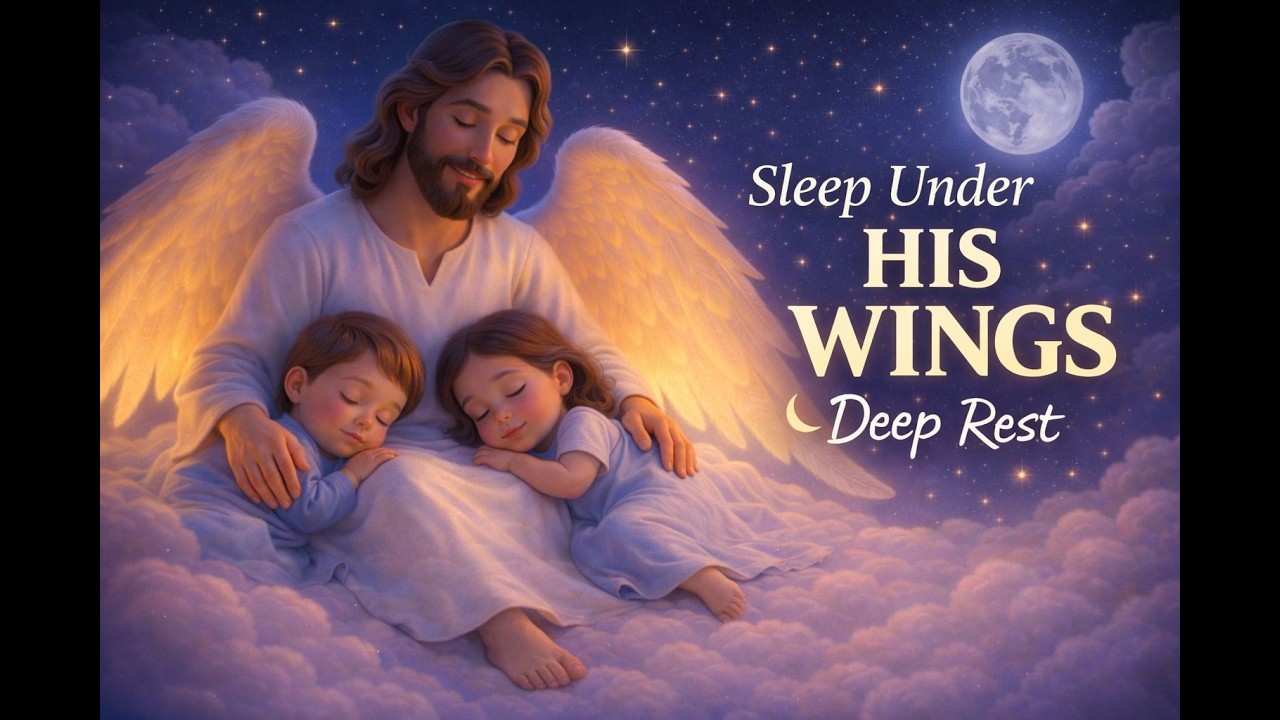 Sleep Under His Gentle Wings | Peaceful Christian Night Worship for Deep Rest