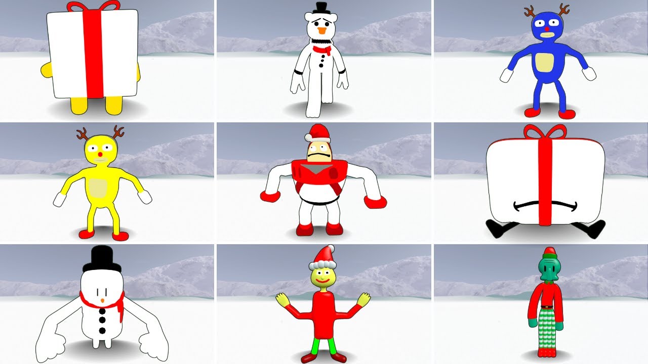 ВСЕ НОВЫЕ РОЖДЕСТВЕНСКИЕ 3D МЕМЫ ОТ NEXTBOT В Garry's Mod