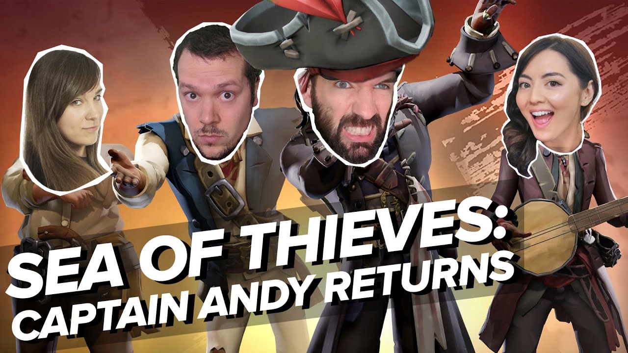 Sea of Thieves Pirates of the Caribbean | CAPTAIN ANDY ON DECK (Sea of Thieves A Pirate's Life)