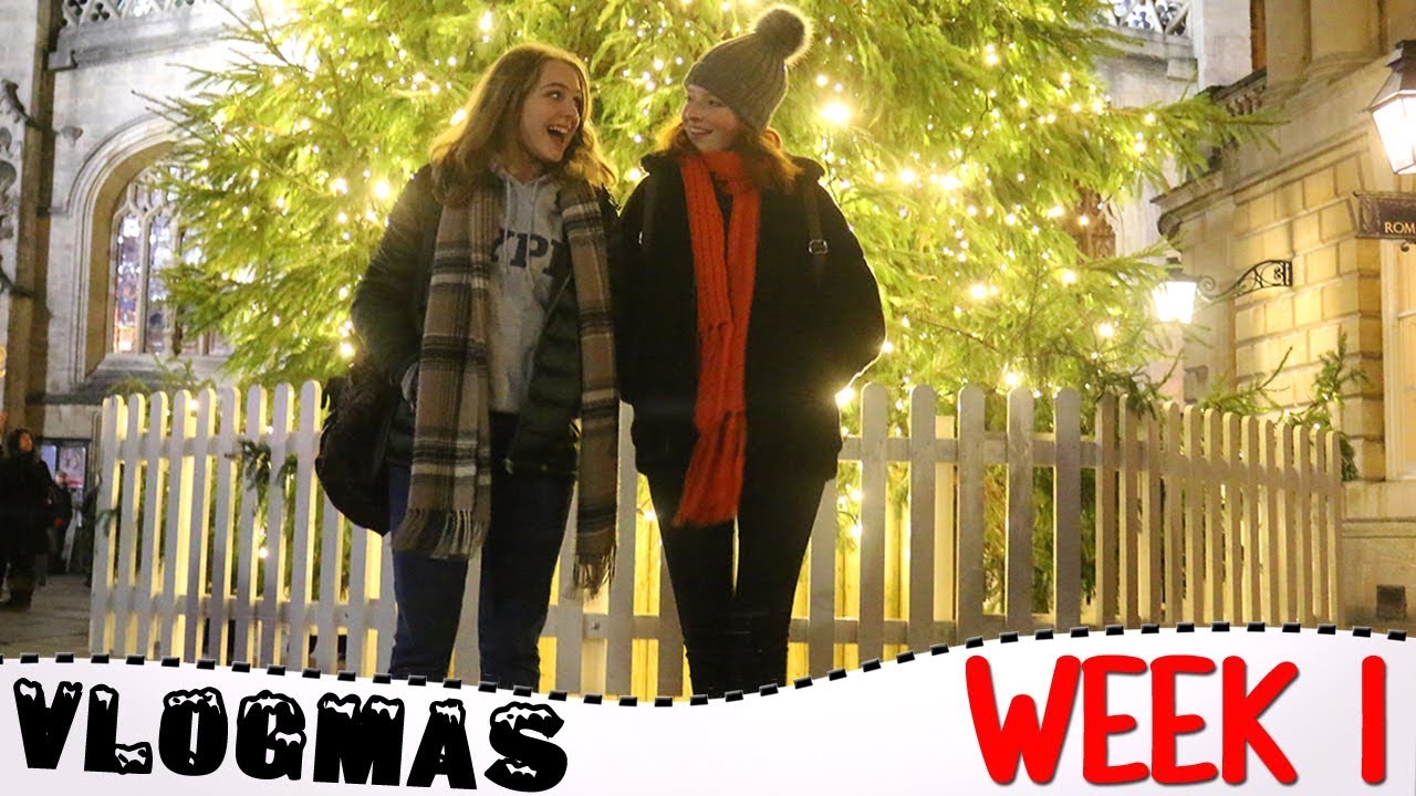 Vlogmas Week 1 2017, Bath Christmas Market Shopping, Cheap Xmas Decorations | NiliPOD