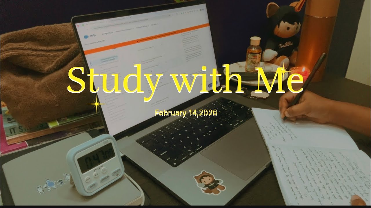 Study with me for one hour . Rain Sounds 🌧️