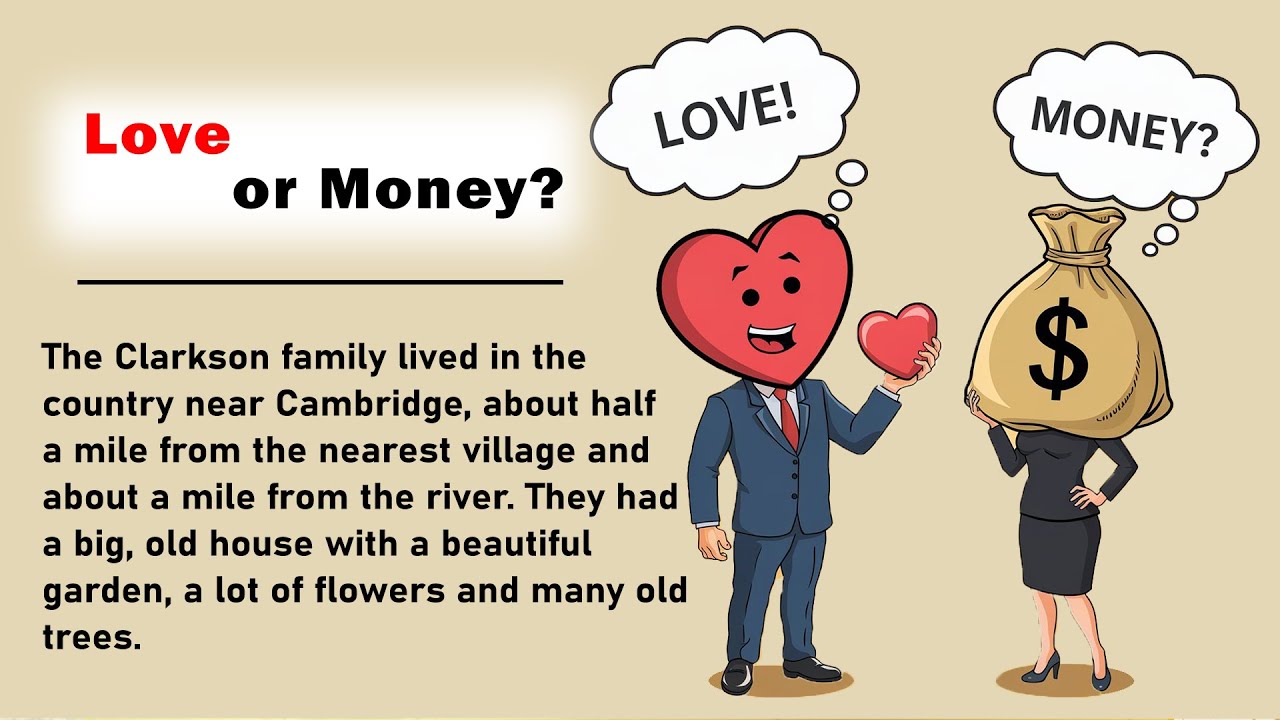 Learning English through Story | Improve your Listening with English Short Story | Love or Money