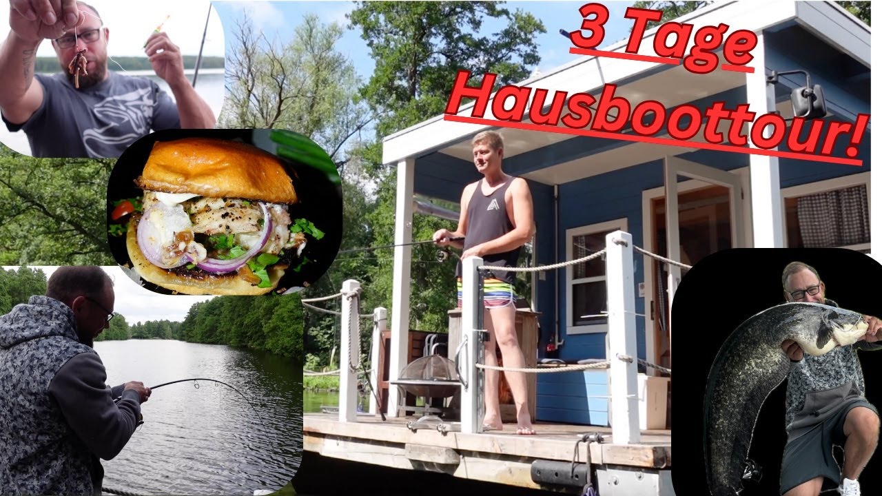 3 Tage, 3 M&auml;nner, 3 Tonnen Abenteuer Hausboot! + Catch&Cook
