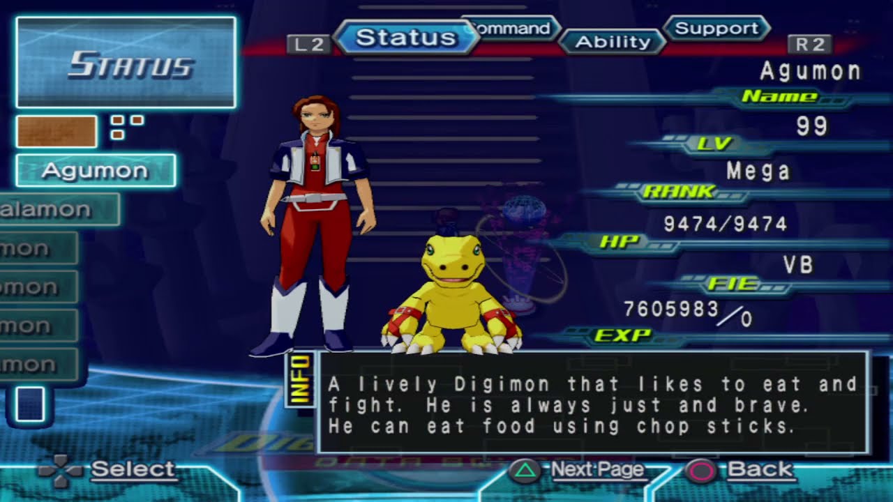 Digimon World Data Squad/ALL Digimons Unlocked/Todos os Digimons Desbloqueados
