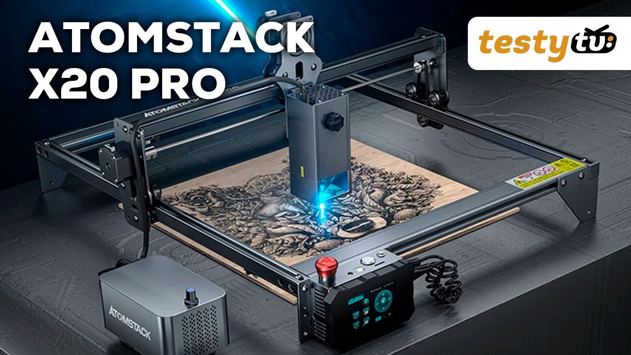 Atomstack X20 Pro - Laser 4x LED - doskonała maszyna do cięcia i grawerowania