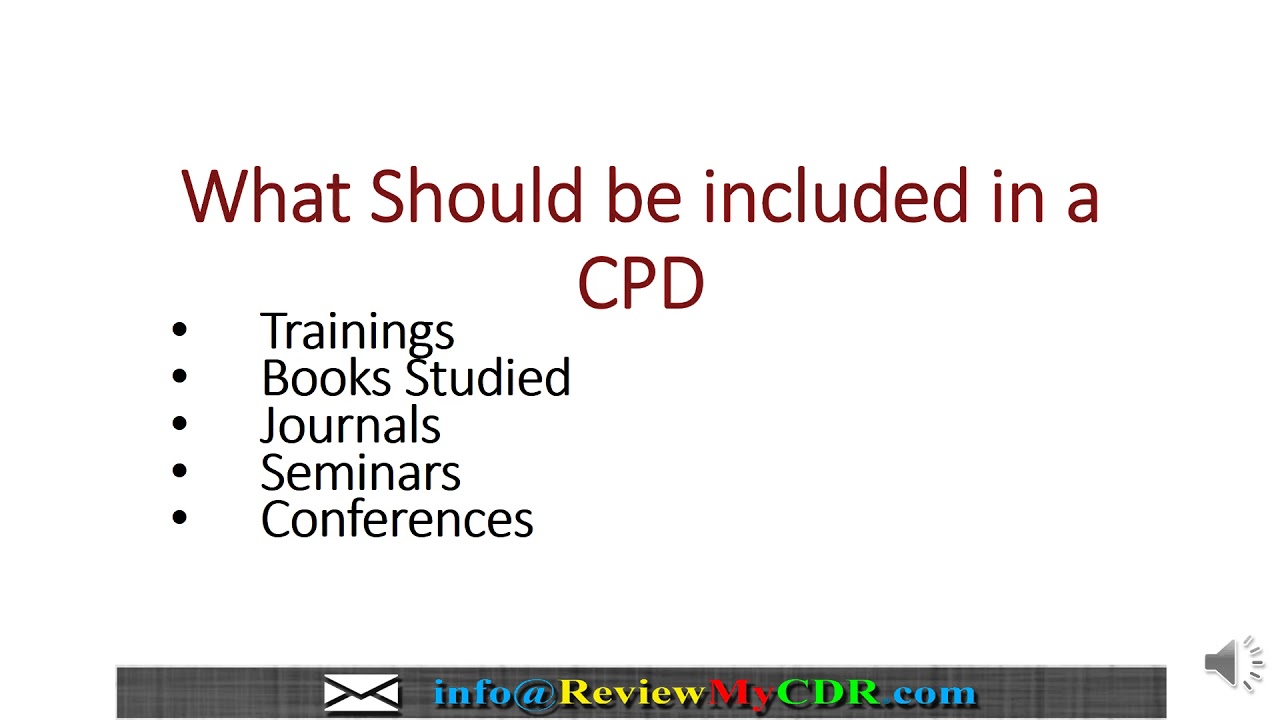 CPD Writing Training for CDR (Migration Skills Assessment | Engineers Australia