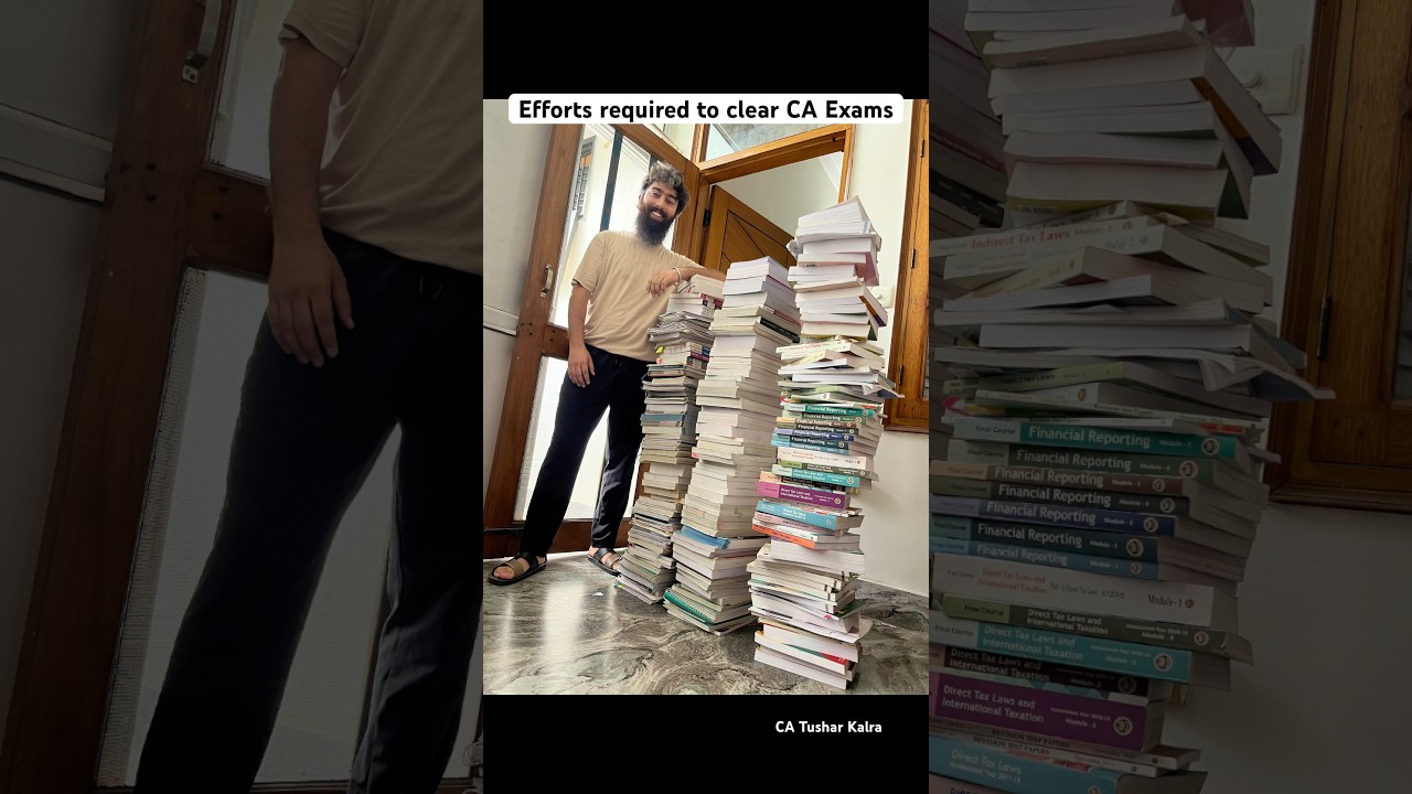 Efforts required to clear CA Exams 📚| CA Motivation 🔥 #camotivation #caaspirants #shorts #short