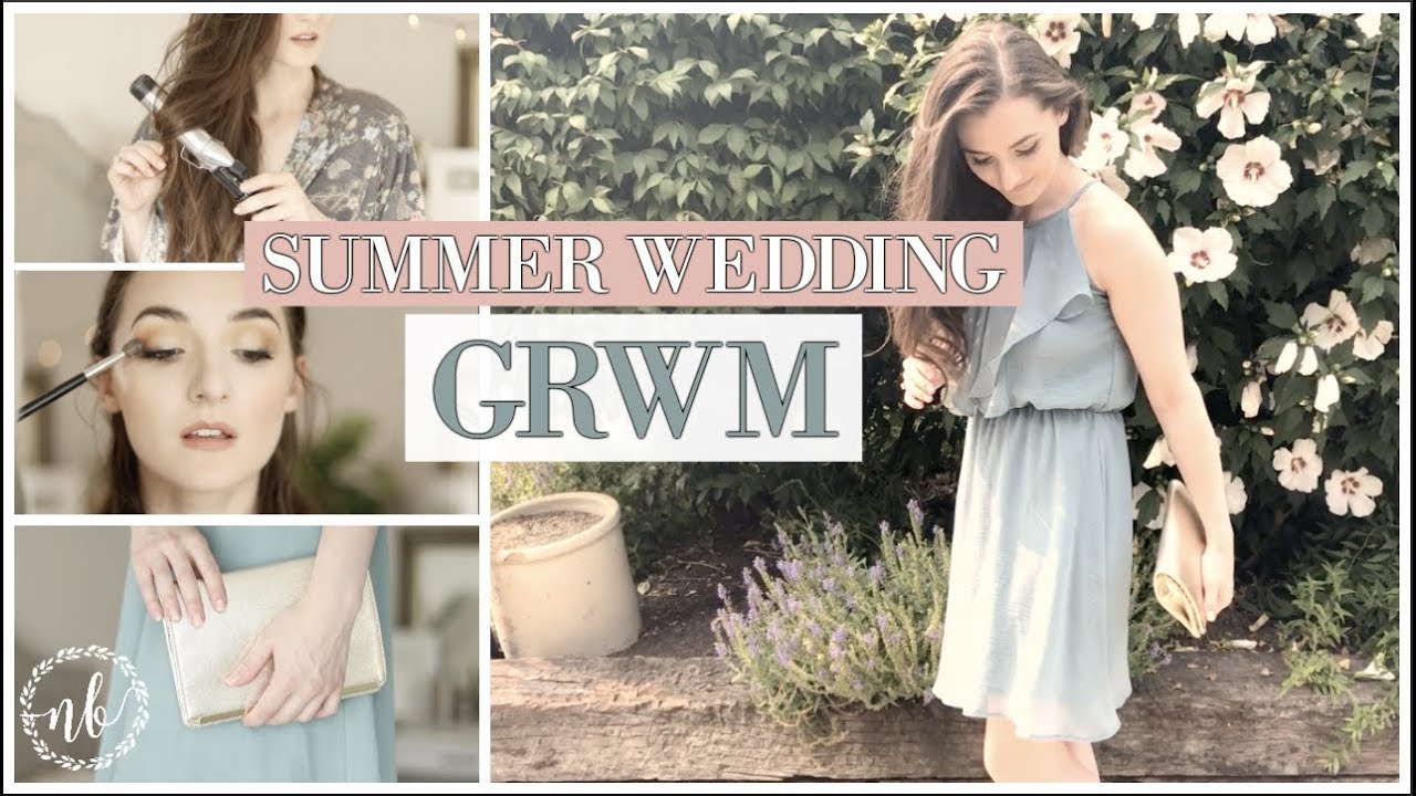 SUMMER WEDDING Get Ready With Me | Hair and Makeup That's Easy + Elegant | Natalie Bennett