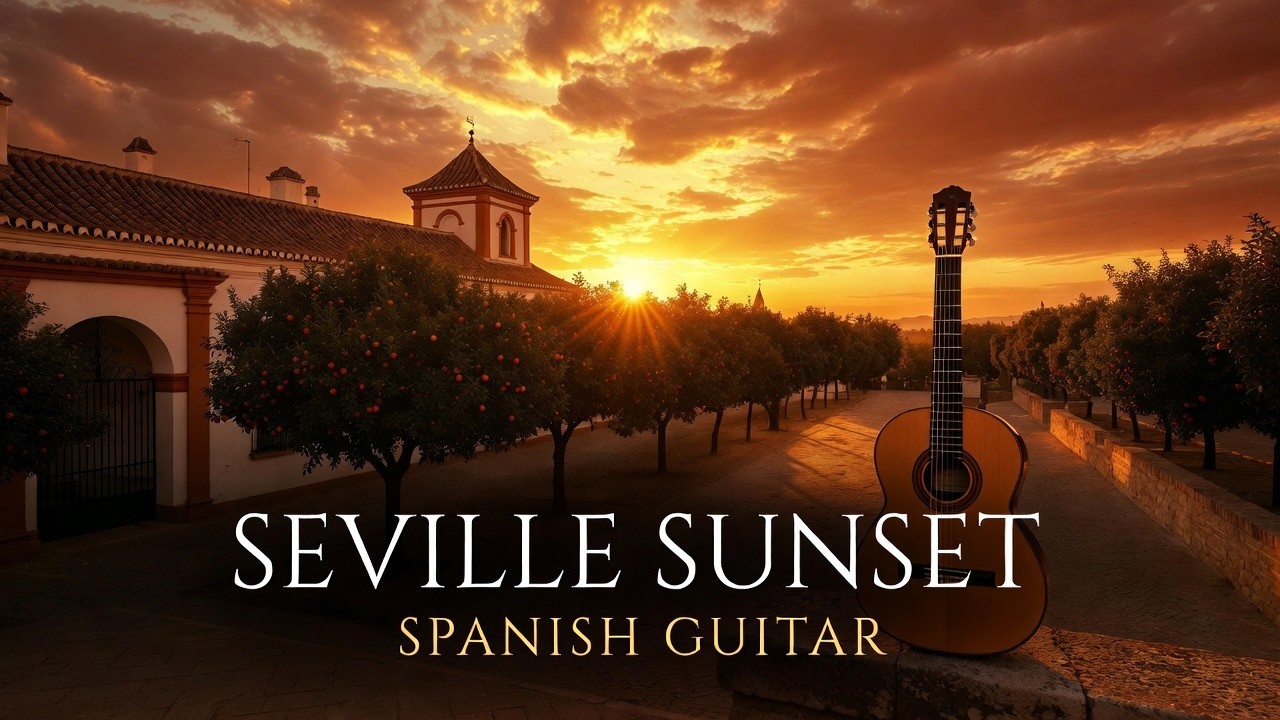 Seville Orange Sunset 🍊 Spanish Guitar for Slow Evenings