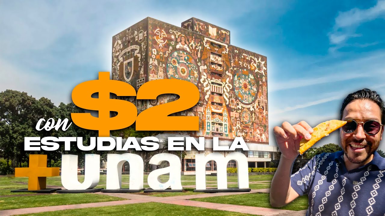Cosas que No sabias de la UNAM | Con $2 PESOS estudias la UNIVERSIDAD!