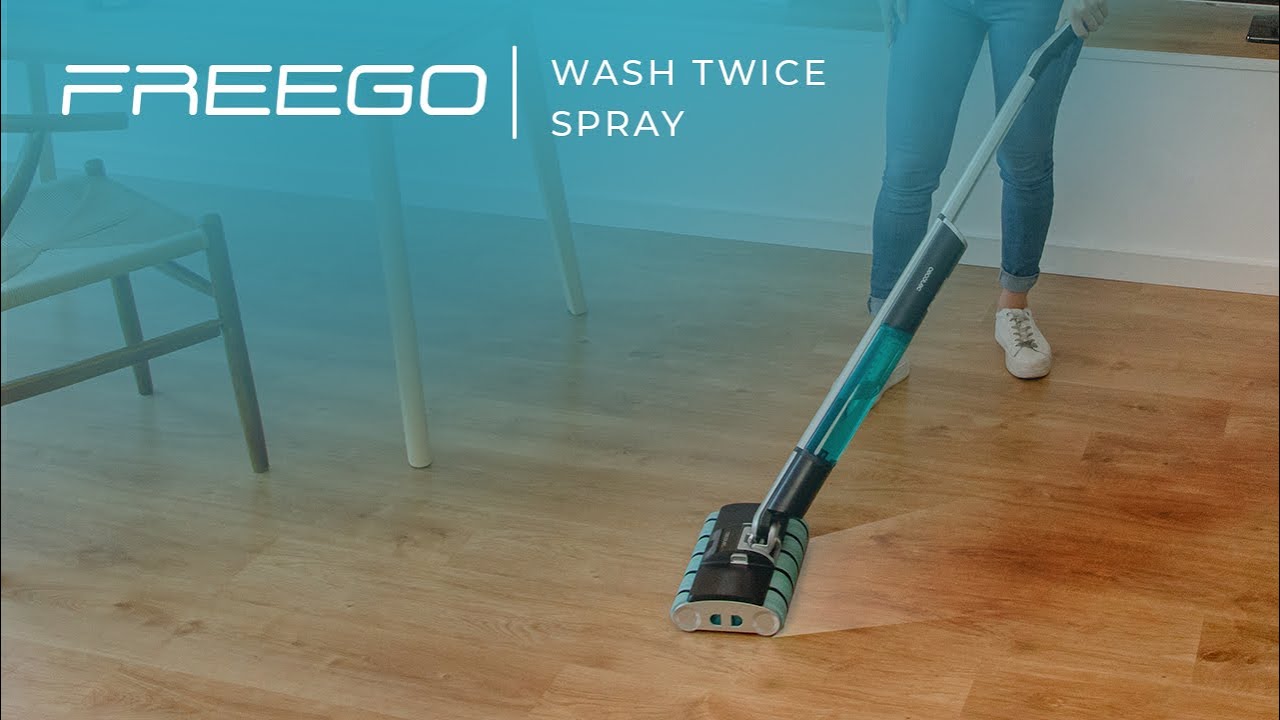 Esfregona el&eacute;trica FreeGo Wash Twice Spray
