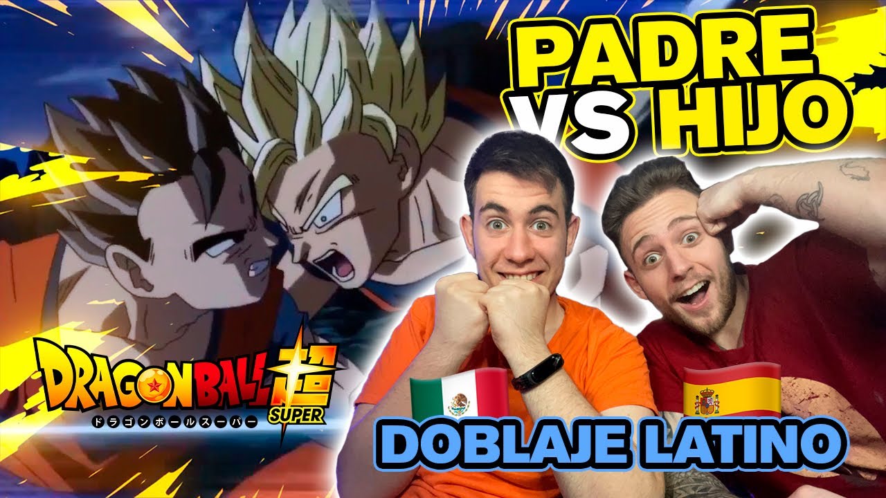 ESPAÑOLES REACCIONAN a DRAGON BALL LATINO! | GOHAN VS GOKU! *ÉPICO*