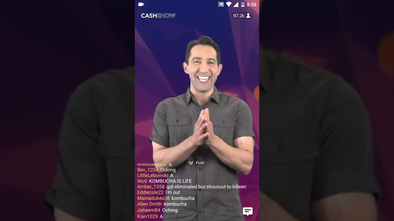 April  23 last show/ lucky spin (Cash Show App)