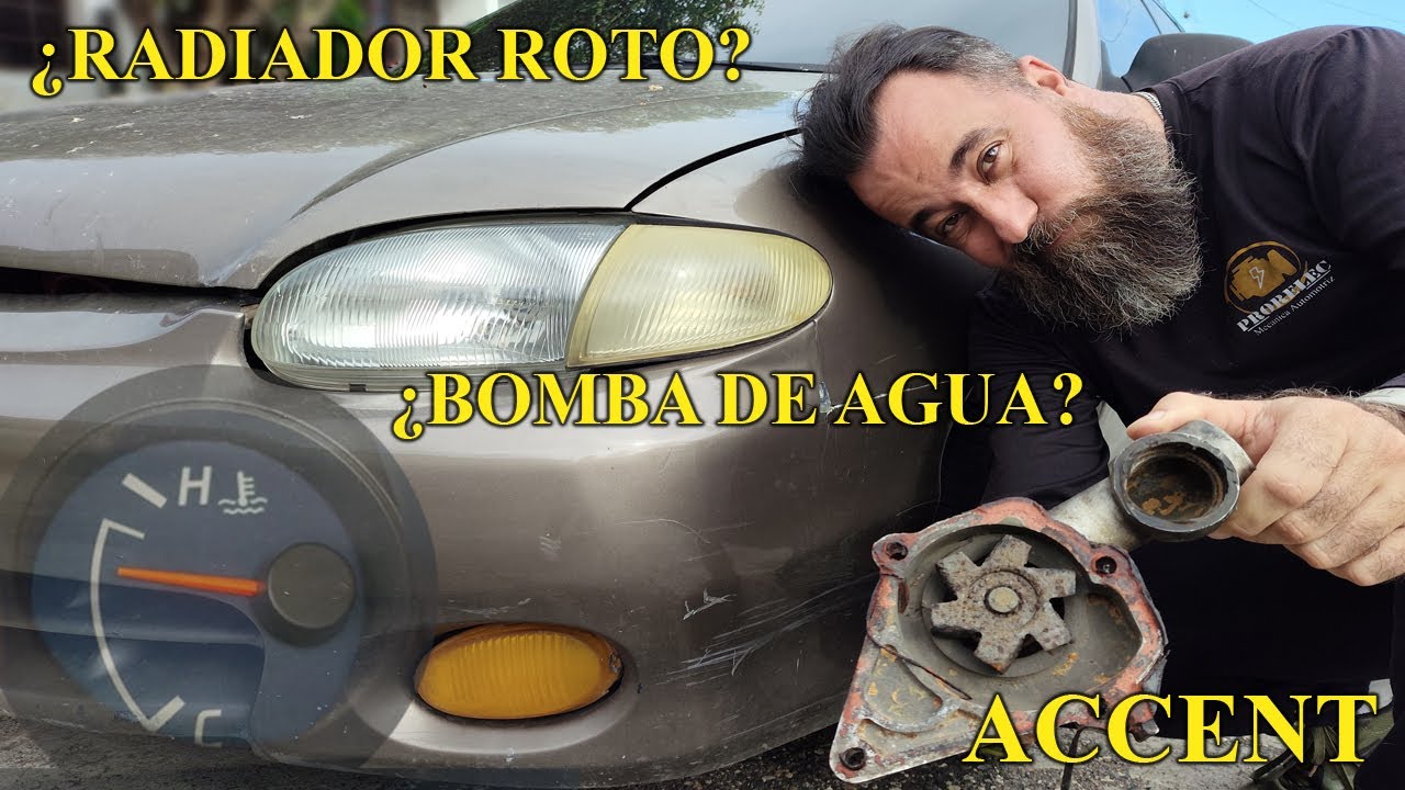 Cambio bomba de agua hiunday accent water pump 