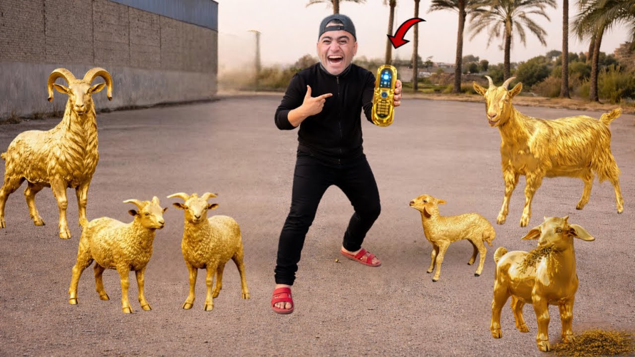 لما اخوك الصغير يلاقي وموت يجري دهب بيحول اي حاجه دهب الجزء الرابع )عمر حول المعيز دهب 😱